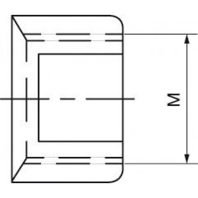 Uťahovacie matice pre nastaviteľné ručné výstružníky rozmer 10 M22x1,5 BECK - obrázek