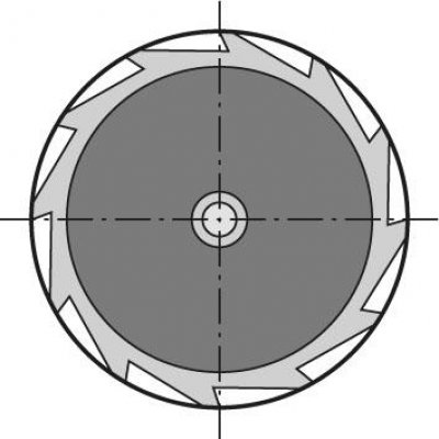 Fréza na úzke drážky krátka DIN850 HSSCo8 TiAlN typ N tvar D 16,5x5mm FORMAT - obrázek