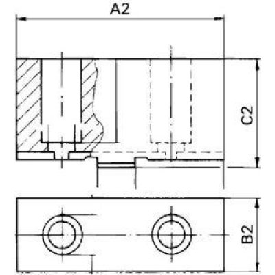 Sada čeľustí (3) DIN6350AB 100mm RÖHM - obrázek