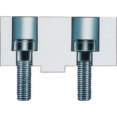 Skrutka pre nadstavbovú čeľusť rozmer 100mm M6x20 RÖHM - obrázek