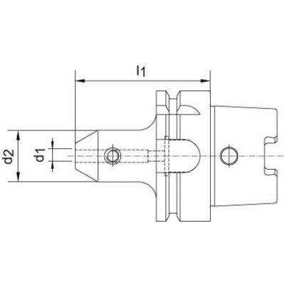 Upínač Typ W DIN69893A HSK-A63 6x65mm Haimer - obrázek