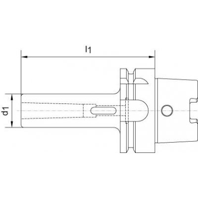 Redukčná puzdro DIN69893A HSK-A 63 MK1x100mm Haimer - obrázek