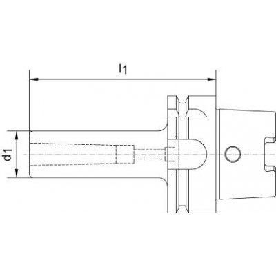 Redukčná puzdro DIN69893A HSK-A100 tvar-C MK1x110mm Haimer - obrázek