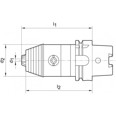 Precízne skľučovadlo DIN69893A 0,5-13mm HSK-A 63 WTE - obrázek