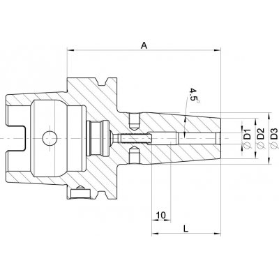 Termo upínač DIN69863A stopka A-63 6x80mm Haimer - obrázek