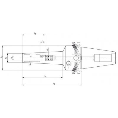 Hydro upínač HPH 3 ° DIN69871ADB SK40 3mm WTE - obrázek