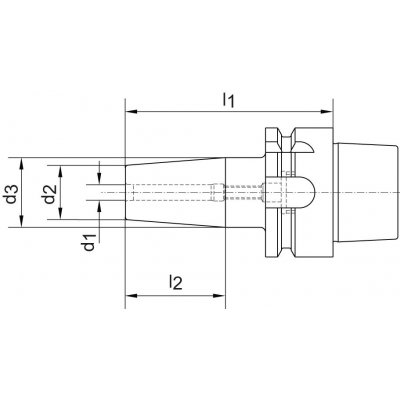 Termo upínač DIN69863E 4,0x60mm Haimer - obrázek