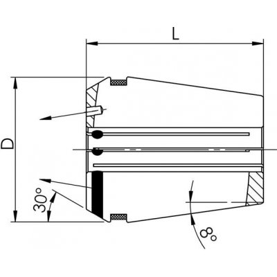 Klieština DIN6499B GERC25HPDD 12,0mm Fahrion - obrázek