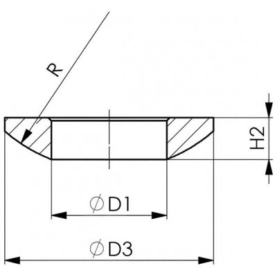 Guličková podložka DIN6319C M8 AMF - obrázek