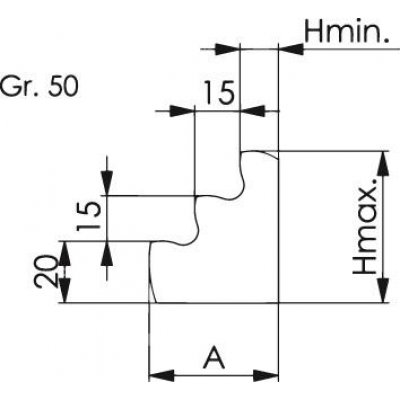 Stupňovitá upínacia, skrutkovacia podpierka DIN6318 185 / 147,5-185mm AMF - obrázek