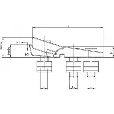 Plochá úpinka 6496 M20x22mm AMF - obrázek