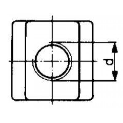 T-matica DIN508 M6x8mm AMF - obrázek