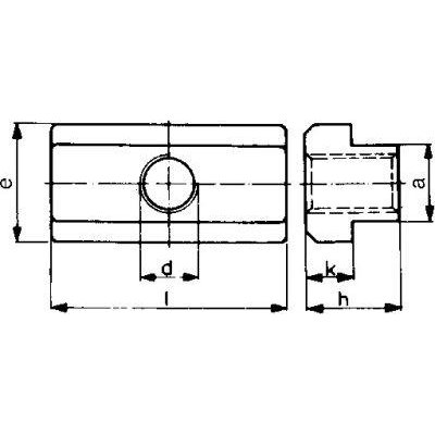 T-matica DIN508L M6x8mm AMF - obrázek