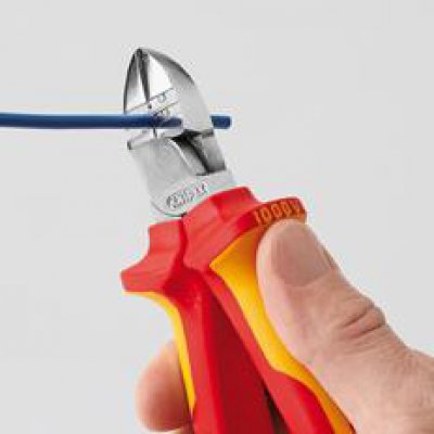 Odizolovacie bočné štiepacie kliešte VDE 160mm qmm KNIPEX - obrázek