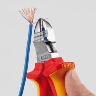 Odizolovacie bočné štiepacie kliešte VDE 160mm qmm KNIPEX - obrázek