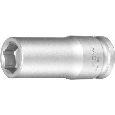Za tepla kovaný Nástrčkový kľúč dlhý, pružinový magnet 3/8" 10mm ASW