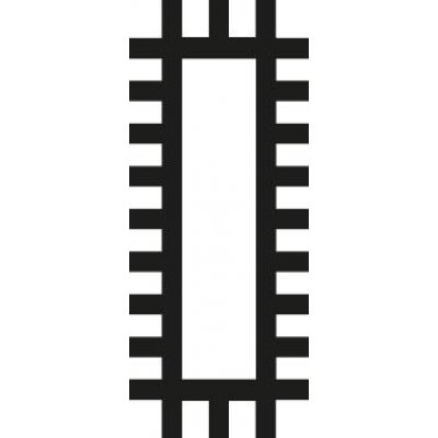 Ihlový pilník, presný plochý obdĺžnikový 160mm sek 3 PFERD - obrázek