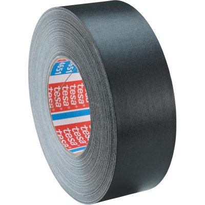 Textilná lepiaca páska 4651-04 poťah plastom 25mmx50m čierna tesa