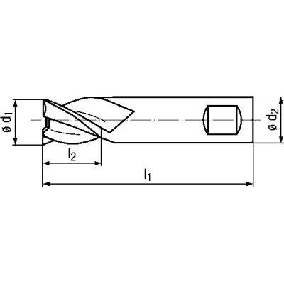 Miniatúrna fréza tvrdokov ALTIN + stopka HA 1,0mm FORTIS - obrázek