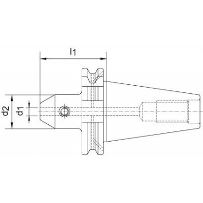 Upínací tŕň DIN69871ADB SK40 6mm A50 FORTIS - obrázek