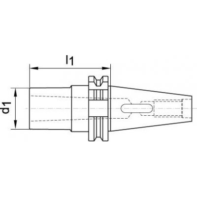 Nástavné puzdro DIN69871ADB tvar B SK40 / MK1 FORTIS - obrázek