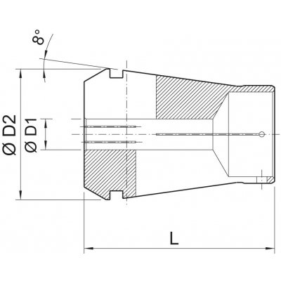 Klieština Power Collet ER25 2mm Haimer - obrázek