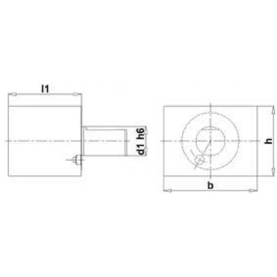 Polotovar 4hran VDI A1 30x85mm FORTIS - obrázek