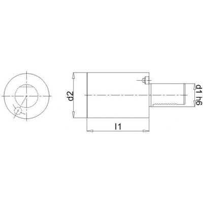 Polotovar valcový VDI A2 30x100mm FORTIS - obrázek