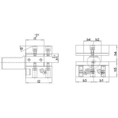 Multi-úchytka VDI D2 30x20mm FORTIS - obrázek