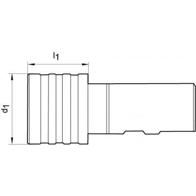 Závitové rýchlovýmenné skľučovadlo M6-20 25x63mm FORTIS - obrázek