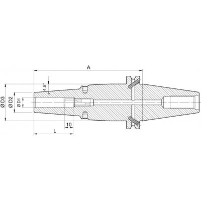 Termo upínač DIN69871 6,0 / 22,0x65mm Haimer - obrázek