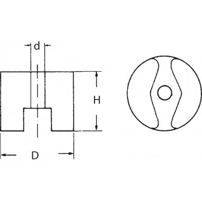 Valčeková magnet 25,4x15,9mm FORTIS - obrázek