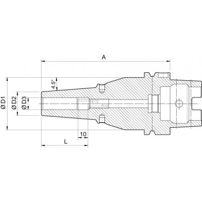 Termo upínač DIN69863A stopka A-63 SL 12x70mm Haimer - obrázek