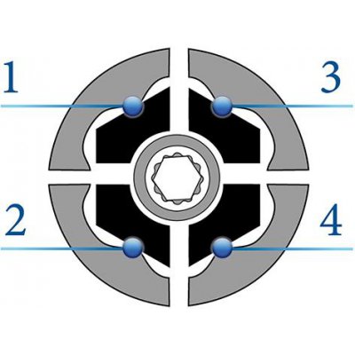 Nástrčkový kľúč profil C 1/2" 10x mm GEDORE - obrázek