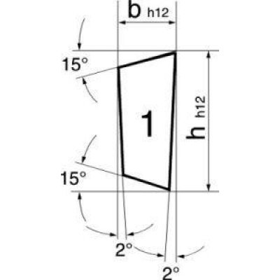 Polotovar HSS-Co5 tvar L 12x3x85mm index Wilke - obrázek