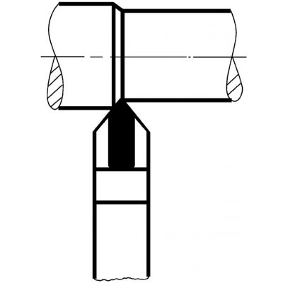 Špičatý soustružnický nůž tvrdokov DIN 4975/ISO10 přímý 16x10x110mm P25/30 Wilke - obrázek