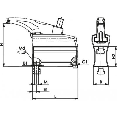 Meziprvek 7600Z-49 M20x22 AMF - obrázek