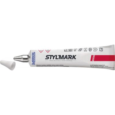 Tubovy popisovac Markal Stylmark 50ml bily