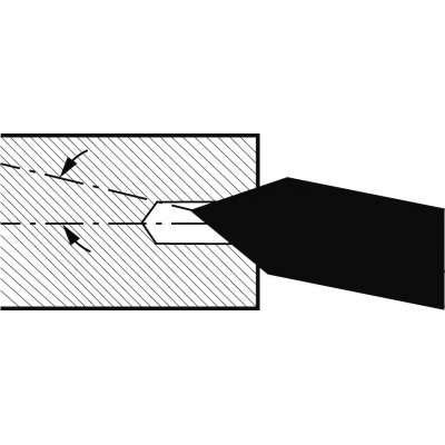 Strediaci vrták DIN333 HSS Tvar R 1,0mm FORMAT - obrázek