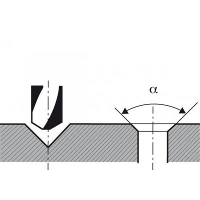 Strojný návrtový vrták NC DIN1835 HSSCo5 tvar B 90 ° valcová stopka 3,0mm FORMAT - obrázek