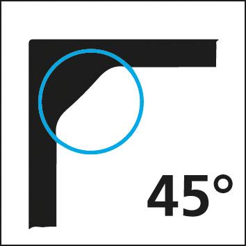 Stopková fréza HPC dlhá tvrdokov TiAlN typ INOX 35/38 ° Z3 16mm FORMAT GT - obrázek