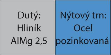 Slepý nit PolyBulb hliník / oceľ Flachrundkopf 4,8x11mm GESIPA - obrázek