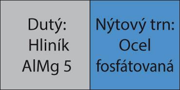 Slepý nit CAP hliník / oceľ plochá guľatá hlava 4x9,5mm GESIPA - obrázek