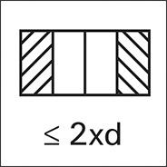 Strojný závitník DIN374 HSS-Co5 čiernený typ INOX tvar B 6H M10x0,75 FORMAT GT - obrázek